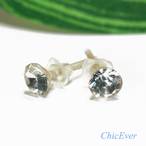 20x Mini-Ohrstecker 8319 - silber - zum Schließen ins Bild klicken